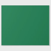 Dartmouth Green Solid Color Geschenkpapier (Flach)