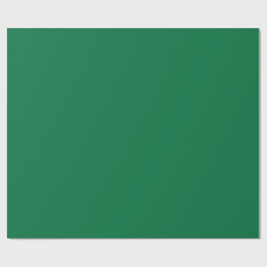 Dartmouth Green Solid Color Geschenkpapier (Flach)