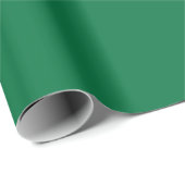 Dartmouth Green Solid Color Geschenkpapier (Rolleneckpunkt)
