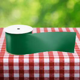 Dartmouth Green Solid Color Satinband