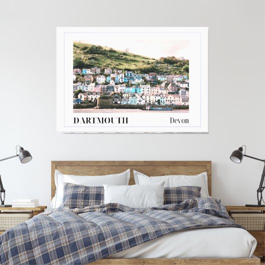 Dartmouth Leinwanddruck (Insitu (Schlafzimmer))