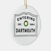 Dartmouth MA Keramik Ornament (Rechts)