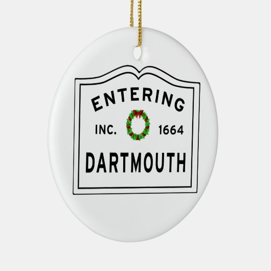 Dartmouth MA Keramik Ornament (Rechts)