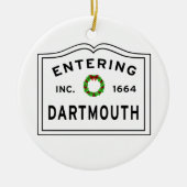 Dartmouth MA Keramik Ornament (Vorne)