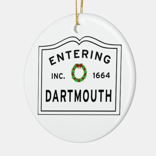 Dartmouth MA Keramik Ornament (Links)