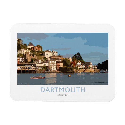 Dartmouth Railposter Magnet (Horizontal)