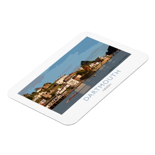 Dartmouth Railposter Magnet (Linke Seite)