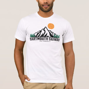 Dartmouth Skiway Sunset Retro T - Shirt