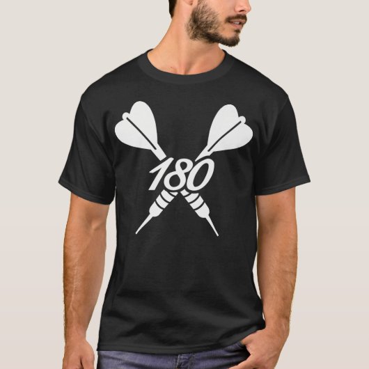 Darts 180 Premium T-Shirt (Vorderseite)