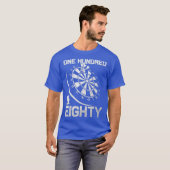 Darts 180 Triple 20 Dartboard 100 T-Shirt (Vorne ganz)