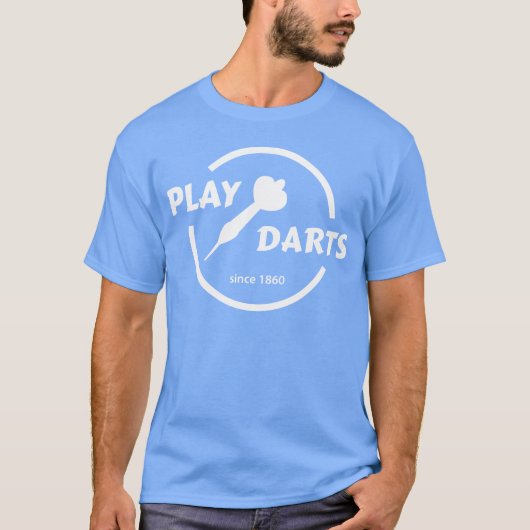 Darts 80er Junge T-Shirt (Vorderseite)