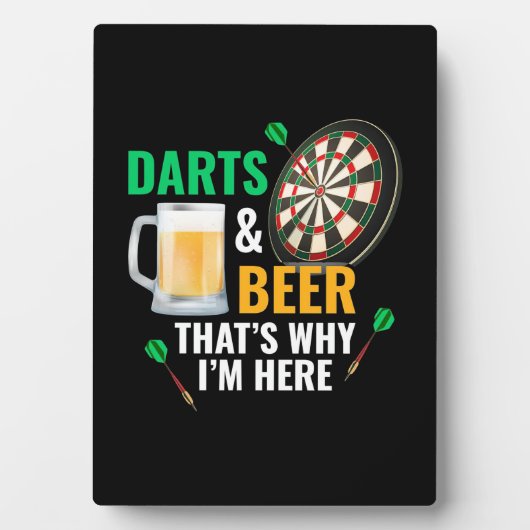 Darts and Bee Ich bin hier Fotoplatte (Vorderseite)