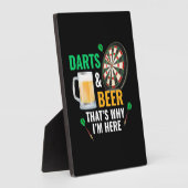 Darts and Bee Ich bin hier Fotoplatte (Seite)