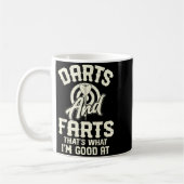 Darts And Farts That's What I'm Good At Funny Dart Kaffeetasse (Links)