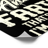 Darts And Farts That's What I'm Good At Funny Dart Poster (Ecke)