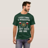 Darts and Wine Funny T-Shirt (Vorne ganz)
