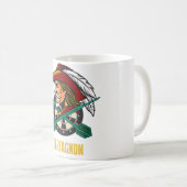 Darts Astronauten Weltraumraum Kaffeetasse (VorderseiteRechts)