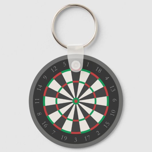 Darts Board Schlüsselanhänger (Vorderseite)