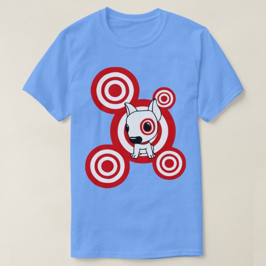 Darts Bullseye Dog Teammitglied TShirt (Design vorne)