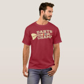 Darts Champ Retro Darts TShirt (Vorne ganz)