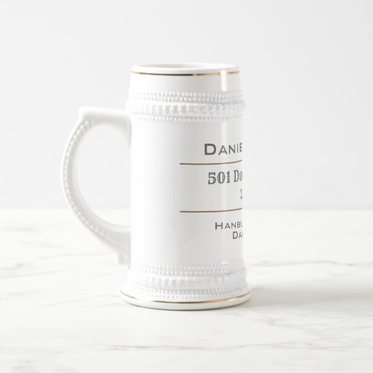 Darts Champion Award oder Darts Trophy Bierglas (Links)