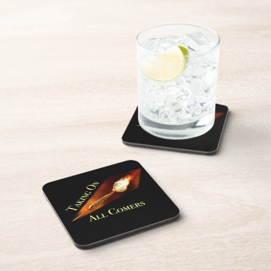 Darts Champion übernimmt alle Comers Getränkeuntersetzer (Rechte Seite)