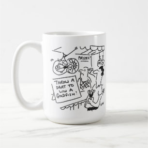 Darts Competition - Gewinnen Sie einen Goldfish - Kaffeetasse