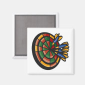 Darts/Dart-Board Magnet (Vorderseite/Rückseite)