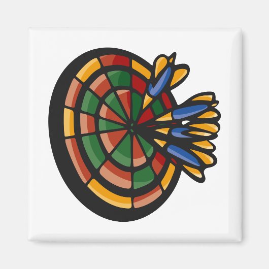 Darts/Dart-Board Magnet (Vorne)