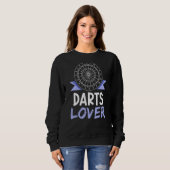 Darts Dart Player Hobby Sweatshirt (Vorne ganz)