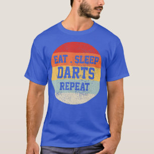 Darts Dart Player Retro Vintages lustiges Geschenk T-Shirt