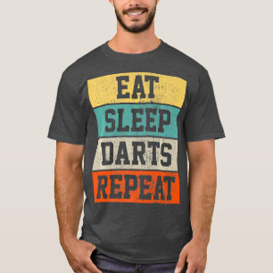 Darts Dart Player Retro Vintages lustiges Geschenk T-Shirt
