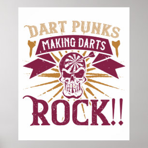 Darts - Dart Punks machen Darts rocken! Poster