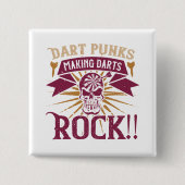 Darts - Dart Punks macht Darts Rock! Button (Vorderseite)