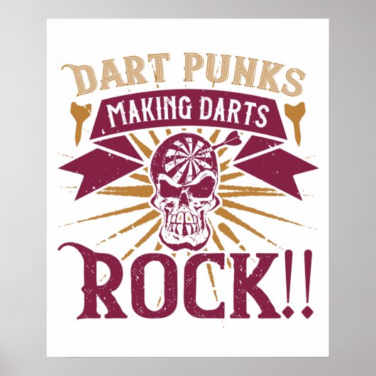 Darts - Dart Punks macht Darts Rock! Poster (Vorne)