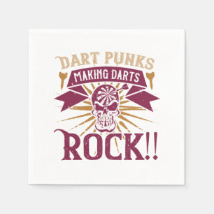 Darts - Dart Punks macht Darts Rock! Serviette