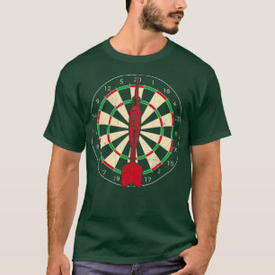 Darts Dartboard Dart Board Player Vintage Geschenk T-Shirt