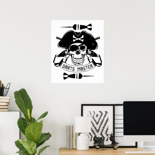 Darts - Darts Master Skull Poster (Heimbüro)