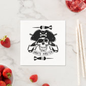 Darts - Darts Master Skull Serviette (Beispiel)