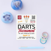 Darts Design, Darts Tournament Werbung Flyer (Einzeln)