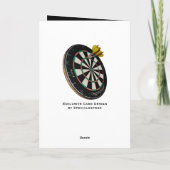 Darts Design Greetings und Notecards Karte (Rückseite)