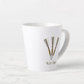 Darts Design Personalisiert Milchtasse (Rechte Ecke)