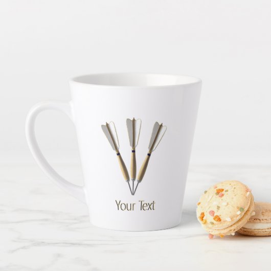 Darts Design Personalisiert Milchtasse (Beispiel)