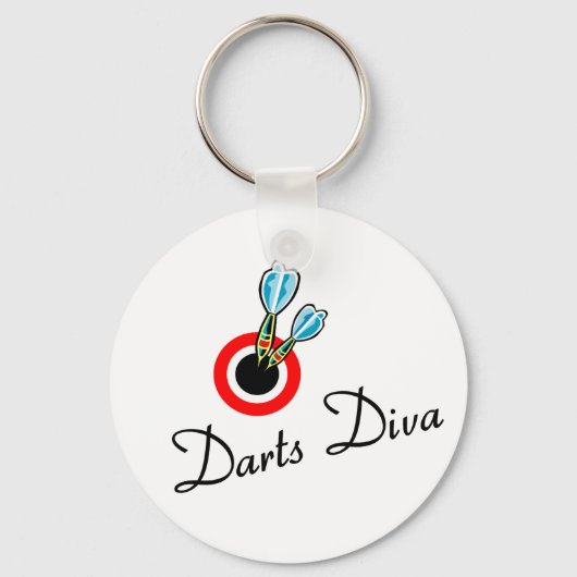 Darts Diva Schlüsselanhänger (Vorderseite)