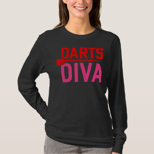 Darts Diva Women Dart Player Dart T-Shirt