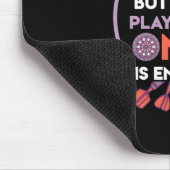 Darts einmal genug wiedergeben mousepad (Ecke)