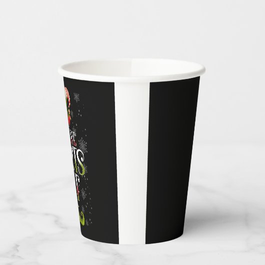 Darts Elf Christmas Pappbecher (Links)