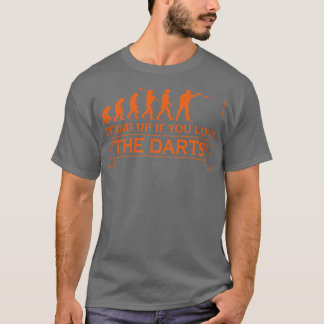 Darts Evolution Darts Player Geschenk T-Shirt
