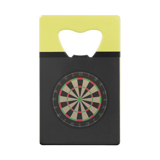Darts Fans 🎯 😍 Dartboard Geldkarten Flaschenöffner (Rückseite)