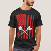 Darts Flag Usa And Darts T-Shirt (Vorderseite)